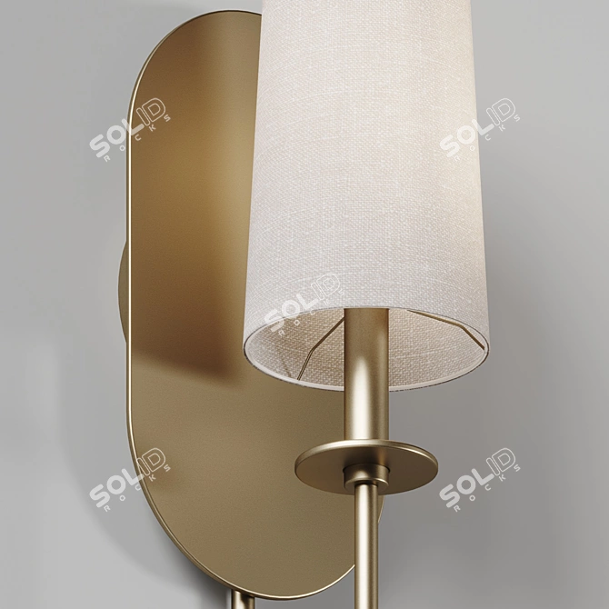 Modern Classic Lara Wall Sconce 3D model image 3