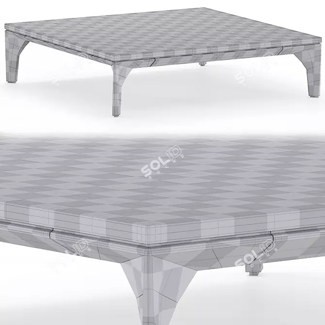 Natuzzi Skyline Coffee Table 3D model image 4