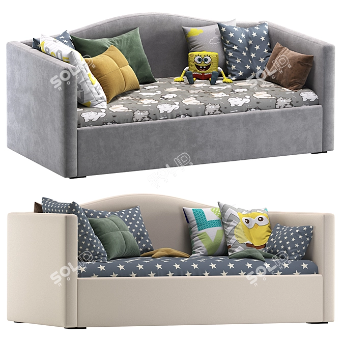 Elegance Bed CRESSY Interiors Design 3D model image 1