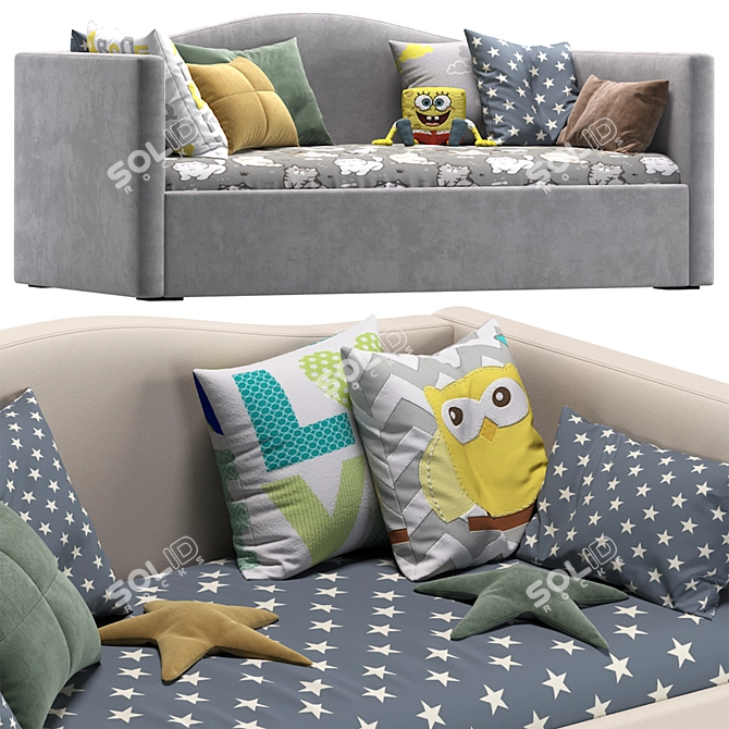 Elegance Bed CRESSY Interiors Design 3D model image 3