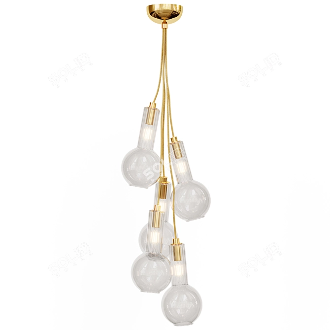 Modern Alliance Pendant Lamp 3D model image 5