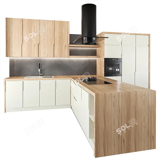 Premium Kitchen Appliance Bundle 3D model image 3