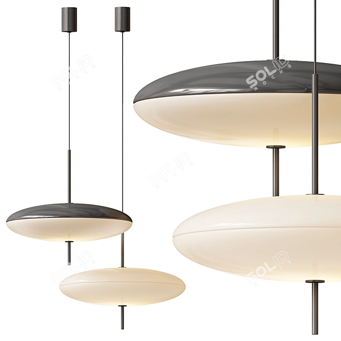 Sleek Model 2065 Lighting Fixture 3D model image 1