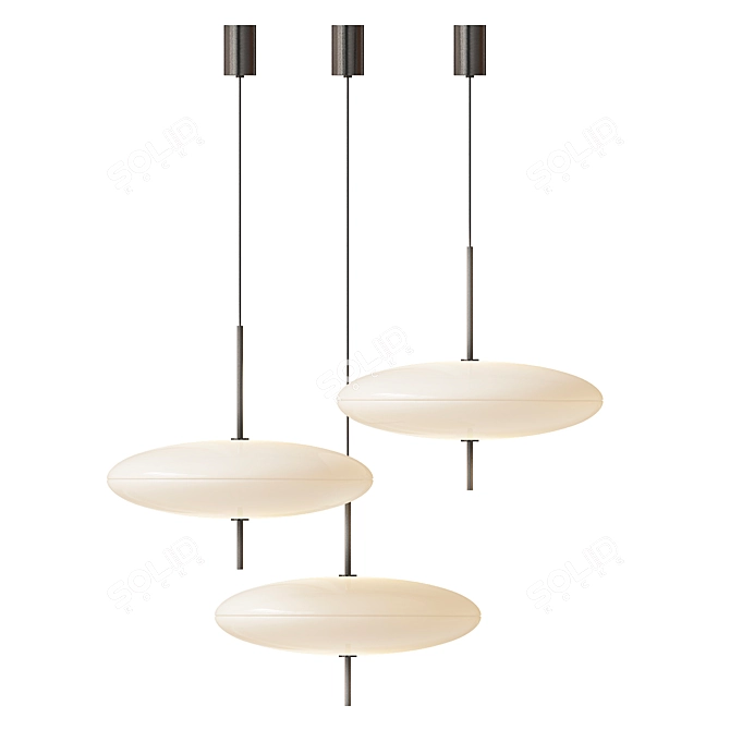 Sleek Model 2065 Lighting Fixture 3D model image 2