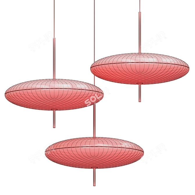 Sleek Model 2065 Lighting Fixture 3D model image 5