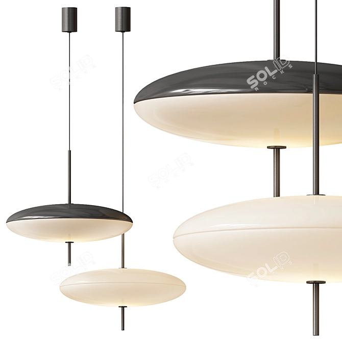 Sleek Model 2065 Lighting Fixture 3D model image 6