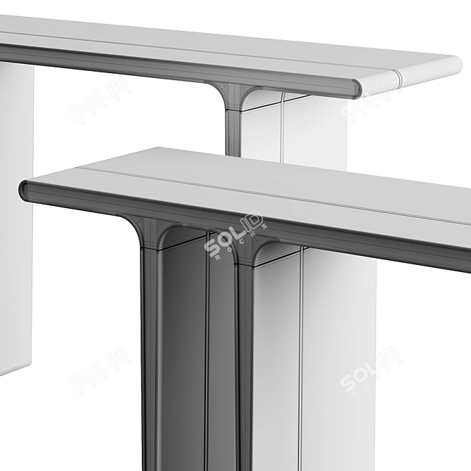 Selima Console: Premium 3D Model 3D model image 7