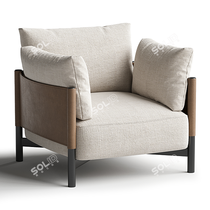 Modern Syren Armchair | 3D Model 3D model image 1