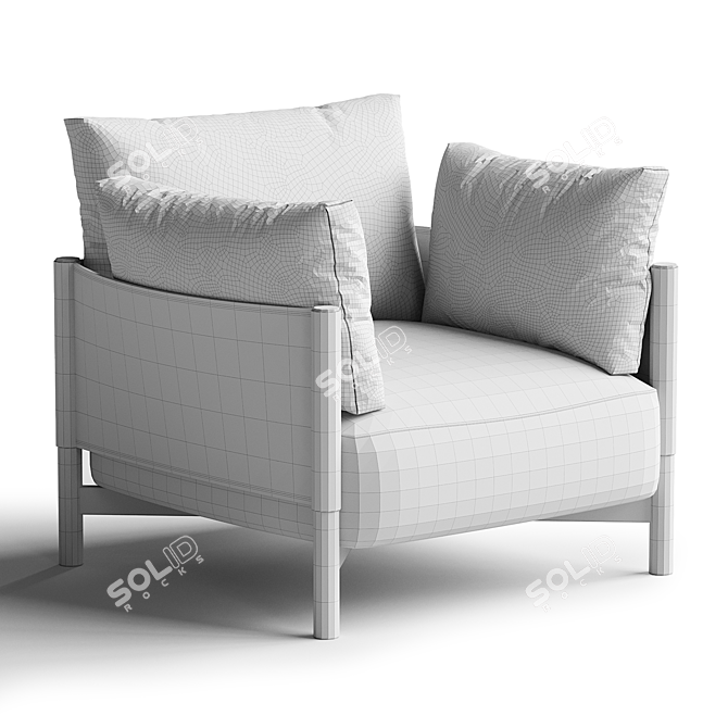 Modern Syren Armchair | 3D Model 3D model image 4