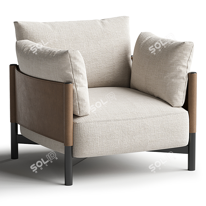 Modern Syren Armchair | 3D Model 3D model image 5
