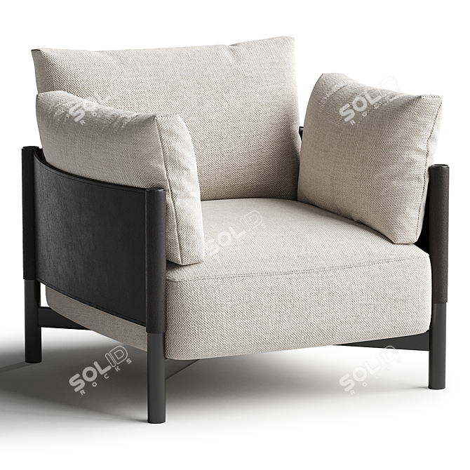 Modern Syren Armchair | 3D Model 3D model image 6