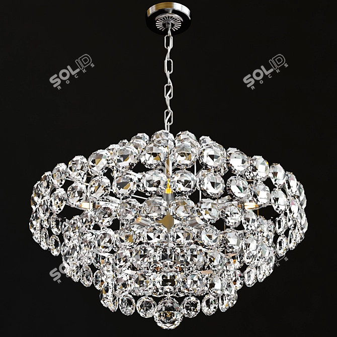 Elegant Sanger Chandeliers by AERIN 3D model image 3