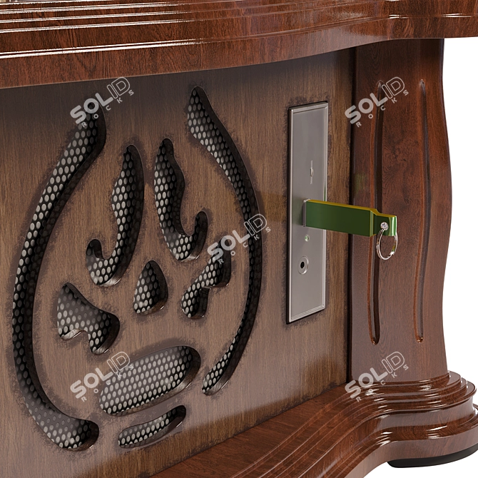  Retro Style Vinyl Player RP-156 3D model image 5