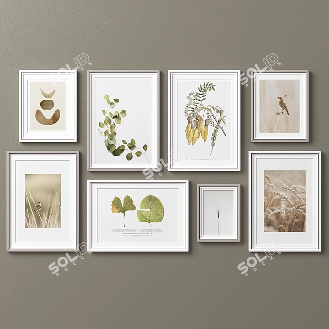 Multi-frame Picture Frames Kit 3D model image 6