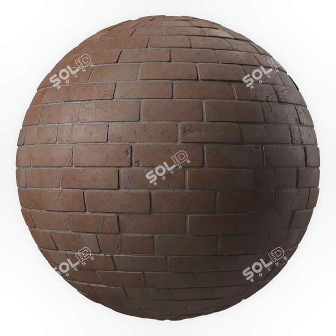 Slate Stone Paving Texture Kit 3D model image 5