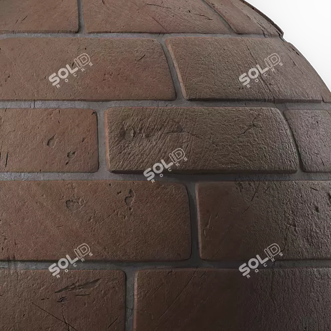 Slate Stone Paving Texture Kit 3D model image 6