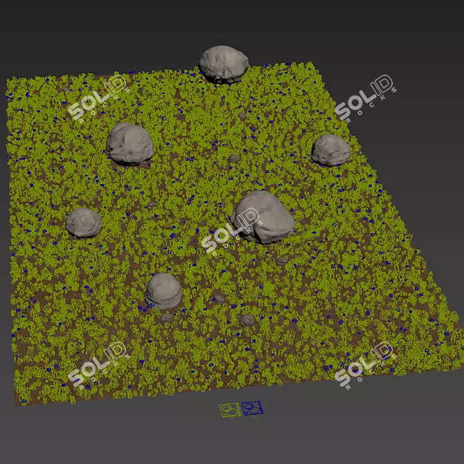 3D Park Summer Scene Bundle 3D model image 5