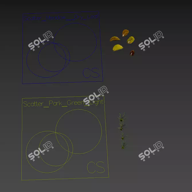 3D Park Summer Scene Bundle 3D model image 6