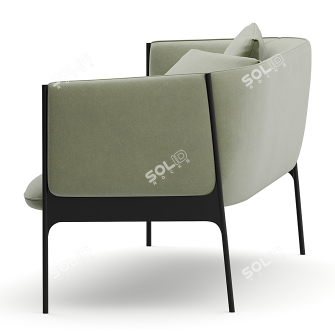 Modern Comfort: Wendelbo Sepal Ensemble. 3D model image 5