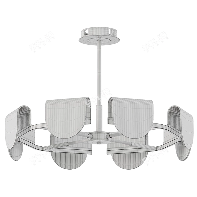 Modern Industrial Design Lamp "Ragnar 3D model image 2