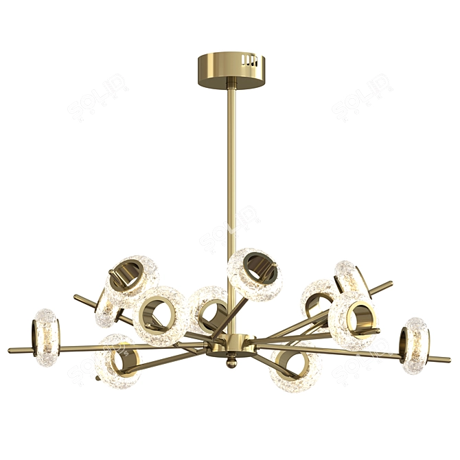 Elegant 2015 Monaco Lamp Fixture 3D model image 1