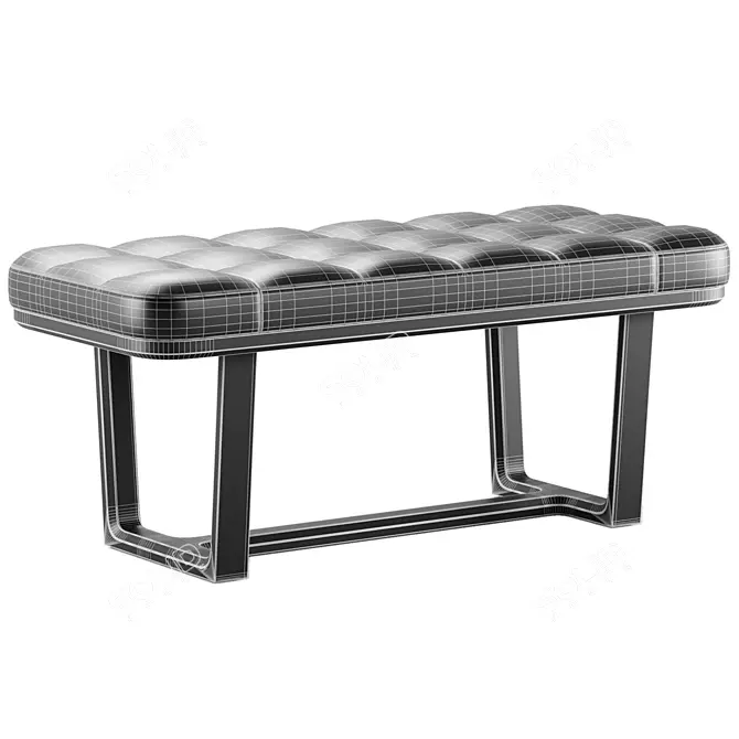 VINCENT Bench - Stylish and Modern 3D model image 6