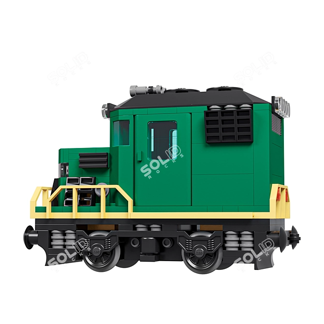 Compact Train Extinguisher Model CORONA 3D model image 4