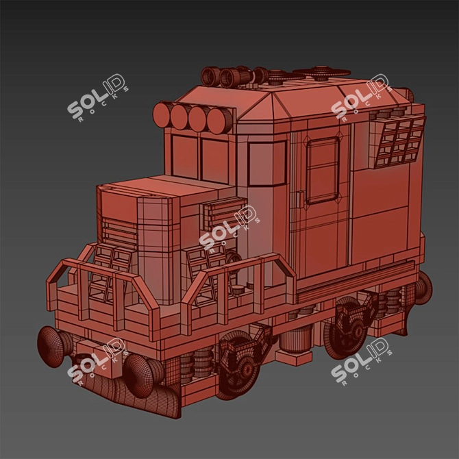 Compact Train Extinguisher Model CORONA 3D model image 7