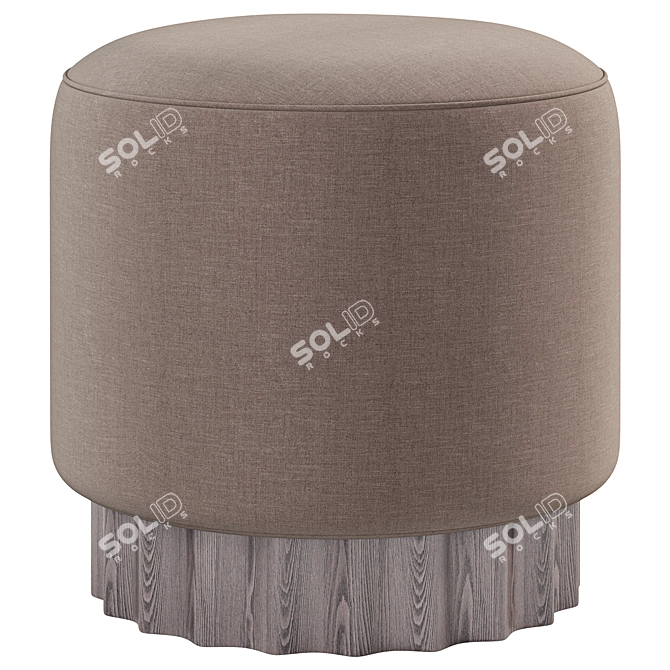 Elegant Aemilius Pouf of 2015 3D model image 3