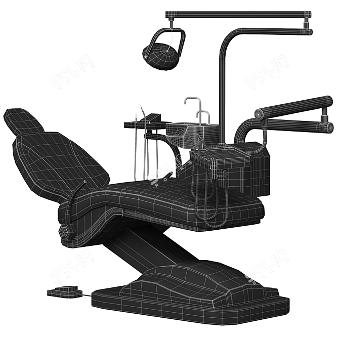 Modern Stomatology Armchair 2019 3D model image 4