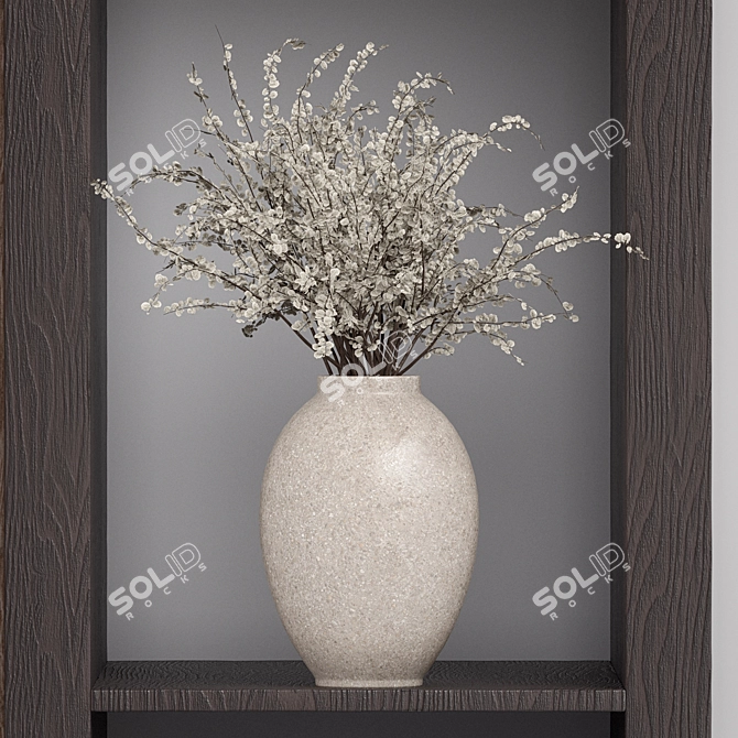 High-Quality Shelf Rack Model 3D model image 12