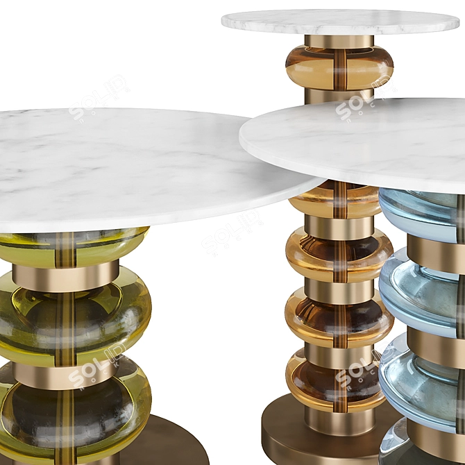 Eichholtz Bullock Side Table Set 3D model image 7