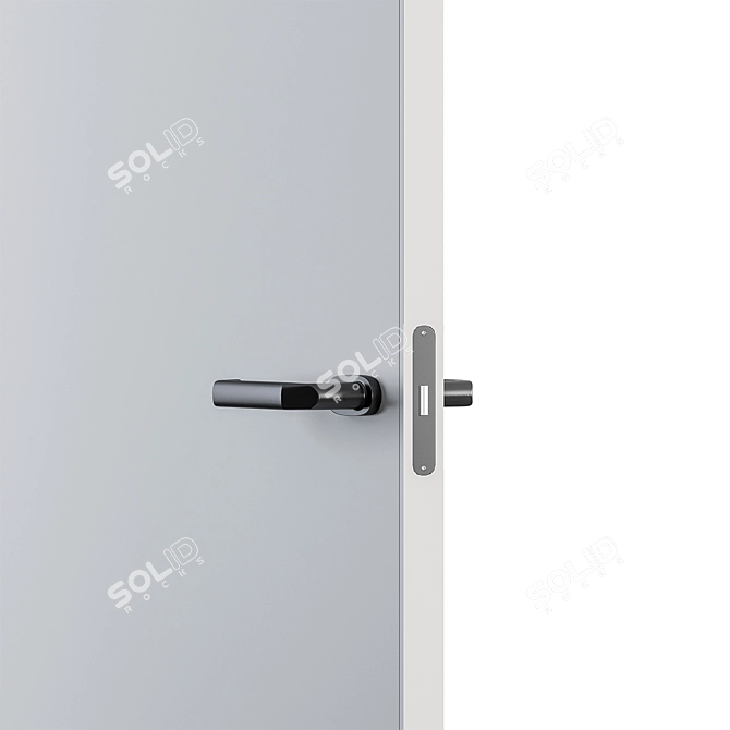 Contemporary Door Collection 86 3D model image 4