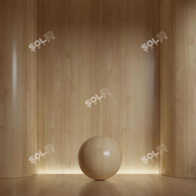 Seamless Wood Material for 3D 3D model image 3