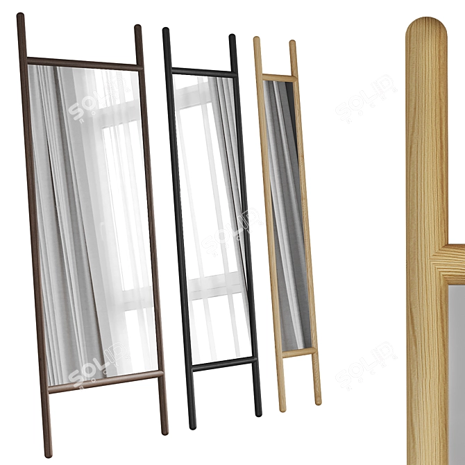 De La Espada Extend Mirror Set 3D model image 2