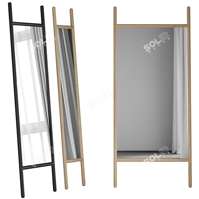 De La Espada Extend Mirror Set 3D model image 6