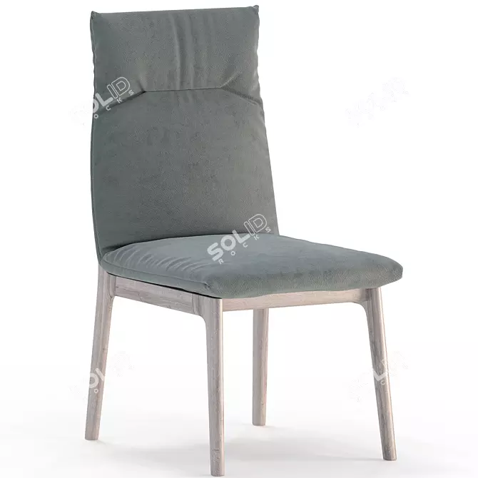 Natuzzi New Saturno Sovrana Chair 3D model image 18