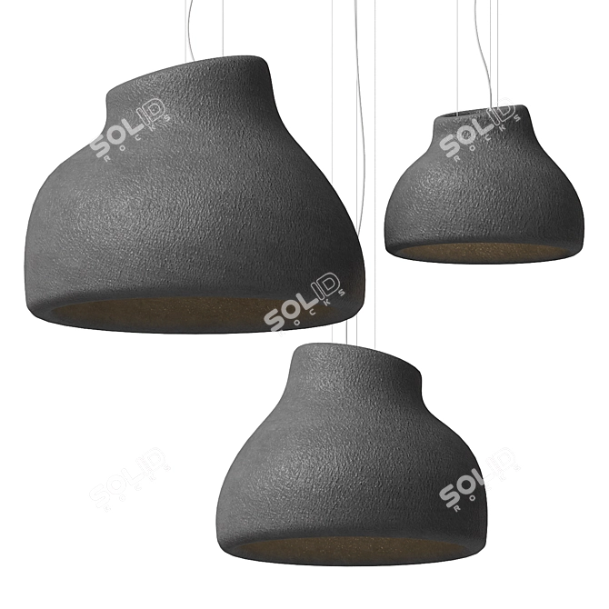 Elegant SONIAH Pendant Lamp 3D model image 4