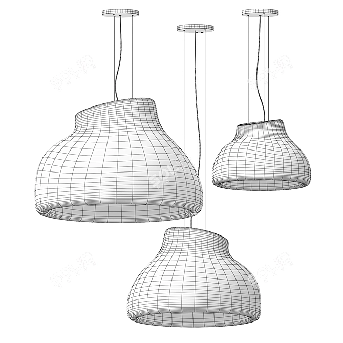 Elegant SONIAH Pendant Lamp 3D model image 7