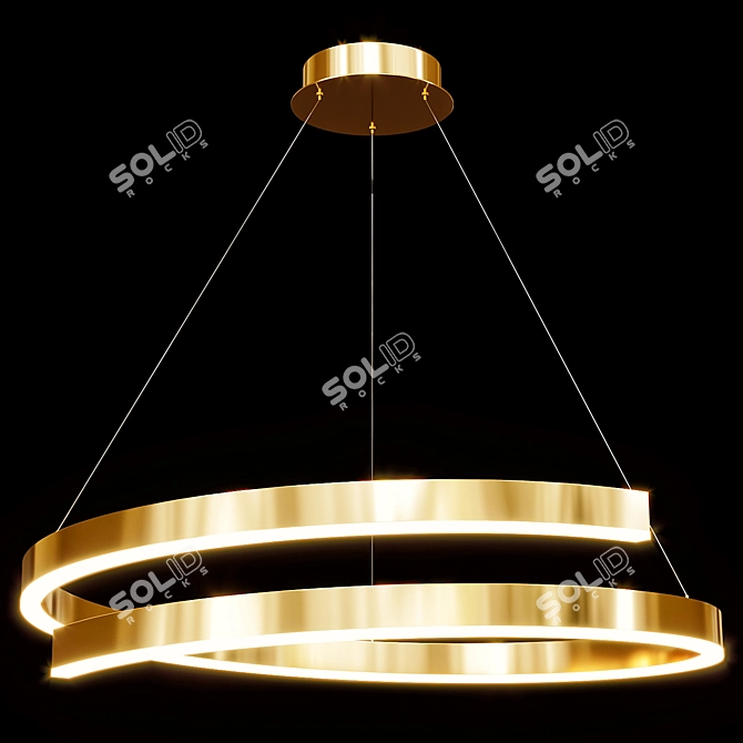 Contemporary Chandelier GALO 3D model image 1