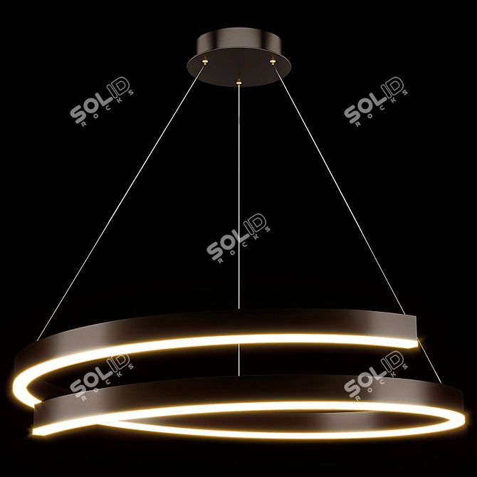 Contemporary Chandelier GALO 3D model image 2