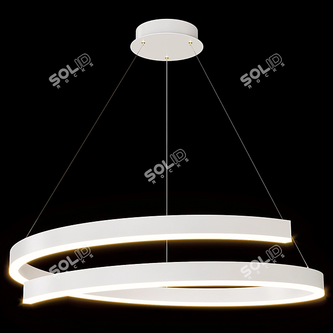 Contemporary Chandelier GALO 3D model image 3