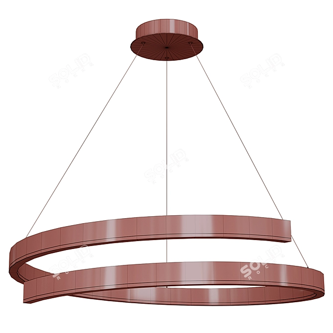 Contemporary Chandelier GALO 3D model image 4