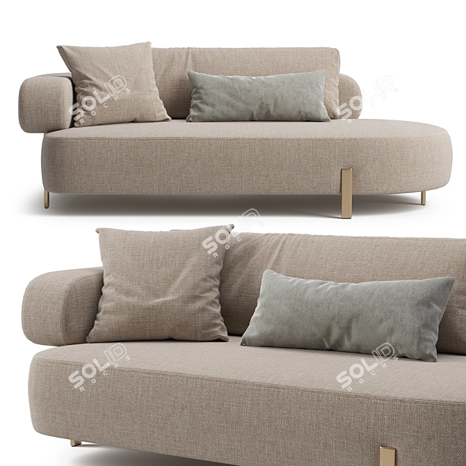  Turri ROMA Sofa Bed 3D model image 1