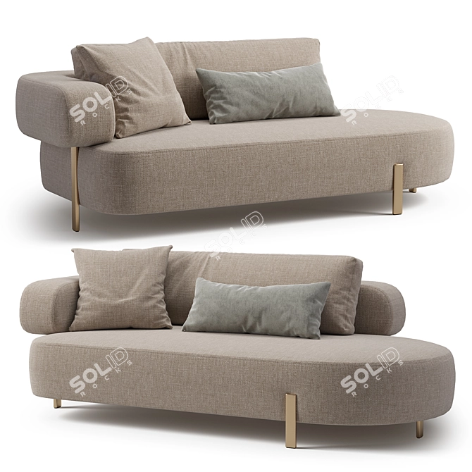  Turri ROMA Sofa Bed 3D model image 2