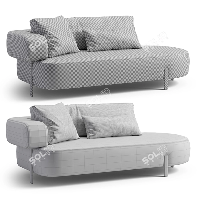  Turri ROMA Sofa Bed 3D model image 4