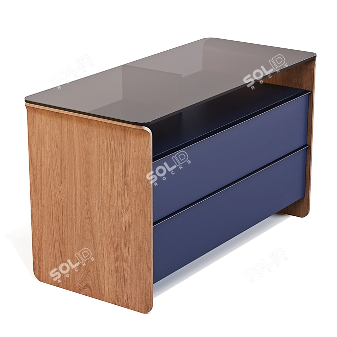 Elegante Nota Chests of Drawers 3D model image 4