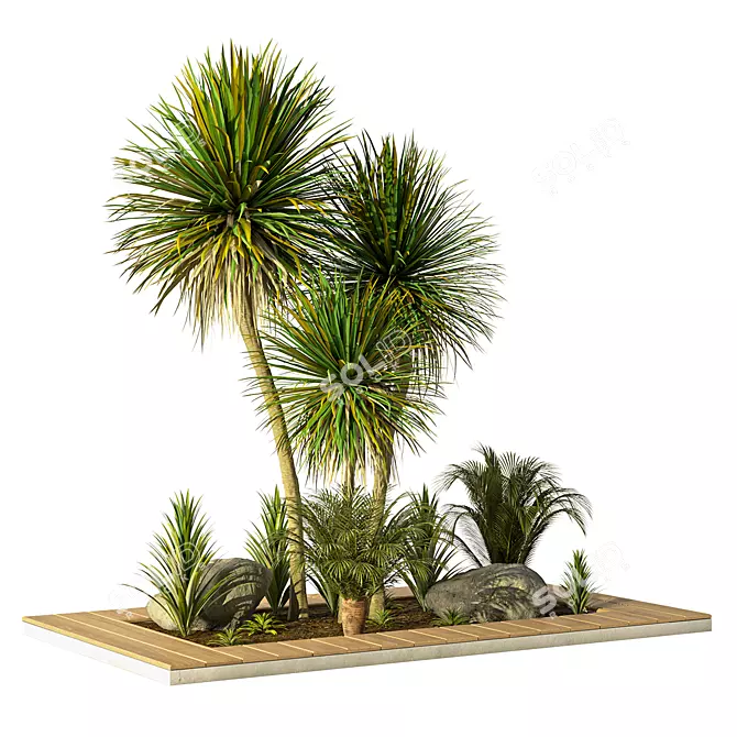 Outdoor Plants Set 34: Landscaping Beauty 3D model image 2