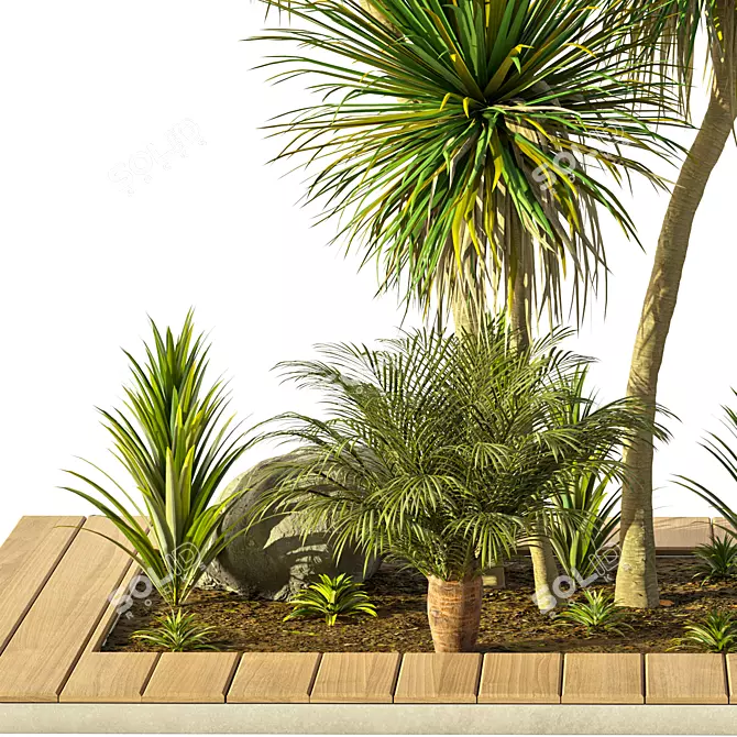 Outdoor Plants Set 34: Landscaping Beauty 3D model image 4