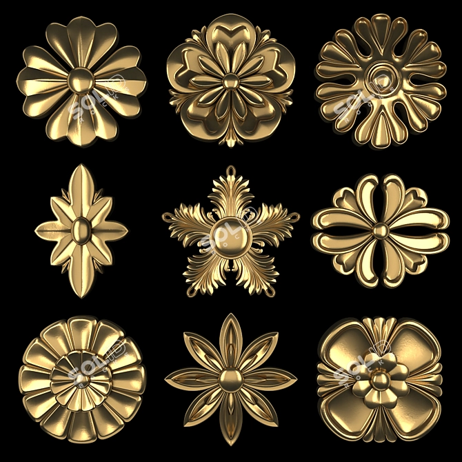 Ornament Pack 3D Max Models 3D model image 1